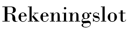 Rekeningslot